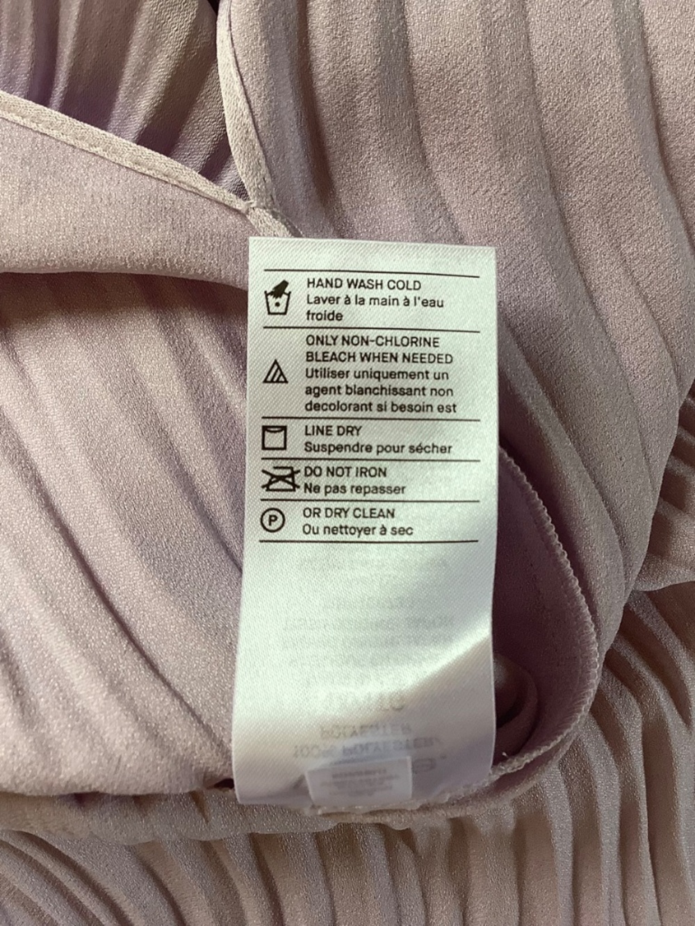 Vince Crushed Satin Midi Dress Violetta Light Violet SZ 1X - Picture 13 of 16